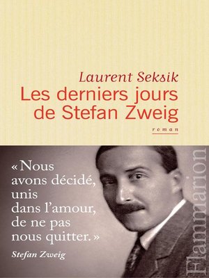 cover image of Les derniers jours de Stefan Zweig